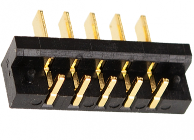 LM-T5-15-25   电池5P刀片连接器侧焊5PIN  卧式5PIN刀片连接器卧式间距2.5MM